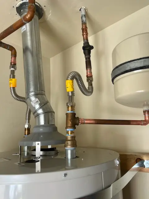 Water heater installation and plumbing repair in Northwest Rectangle